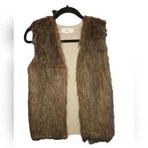 Pink Republic Faux Fur Vest